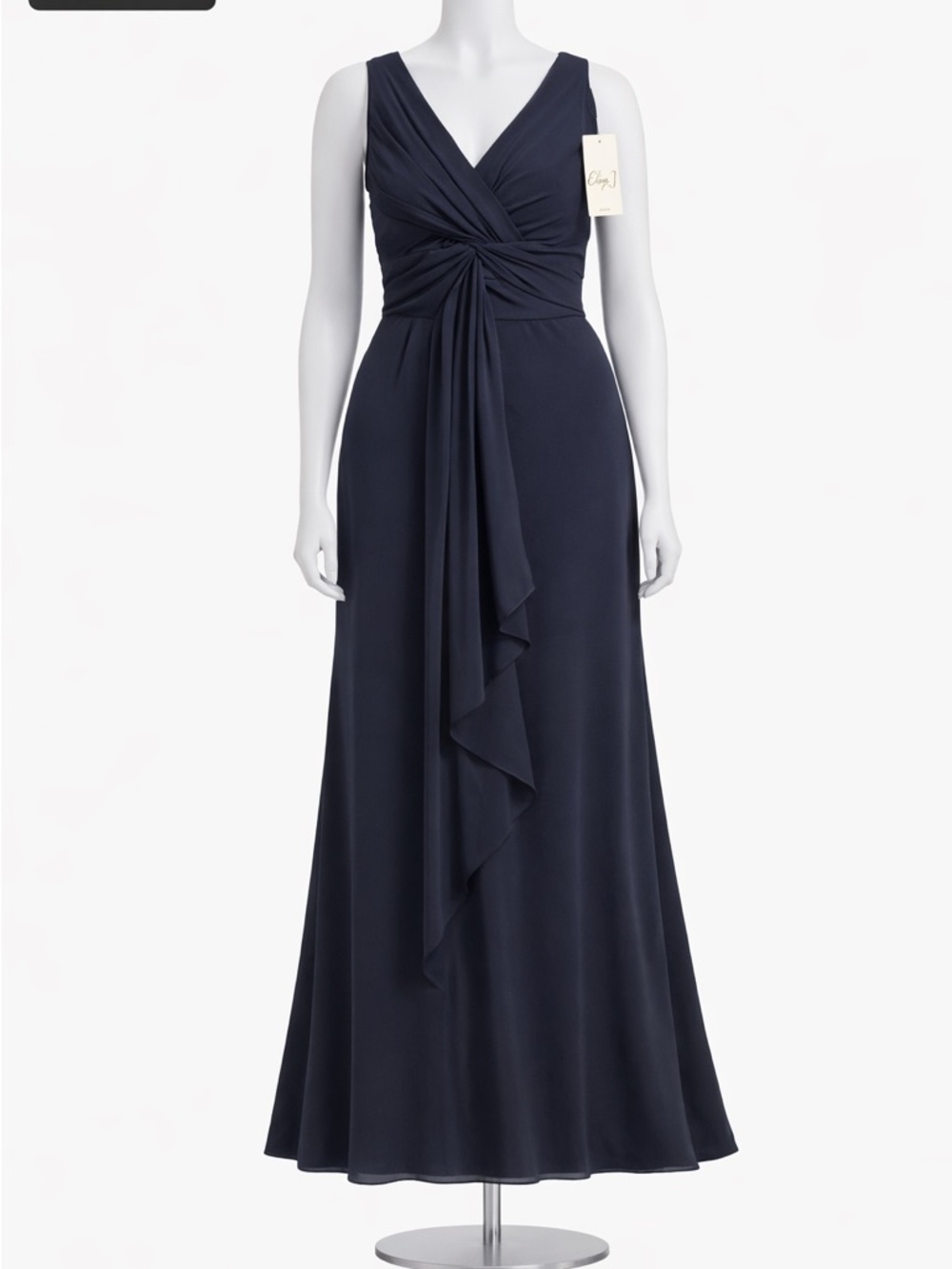 Eliza J Navy Ruched Formal Dress – Size 10 NWT